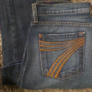 7 for all man kind jeans - size 28